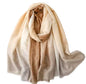Sparkle Glitter Hijab – Ombré Charcoal to Beige | Elegant Shimmer Scarf 180x70cm