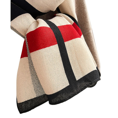 Classic Checkered Hijab – Bold Plaid Lightweight Wrap | 180x70cm