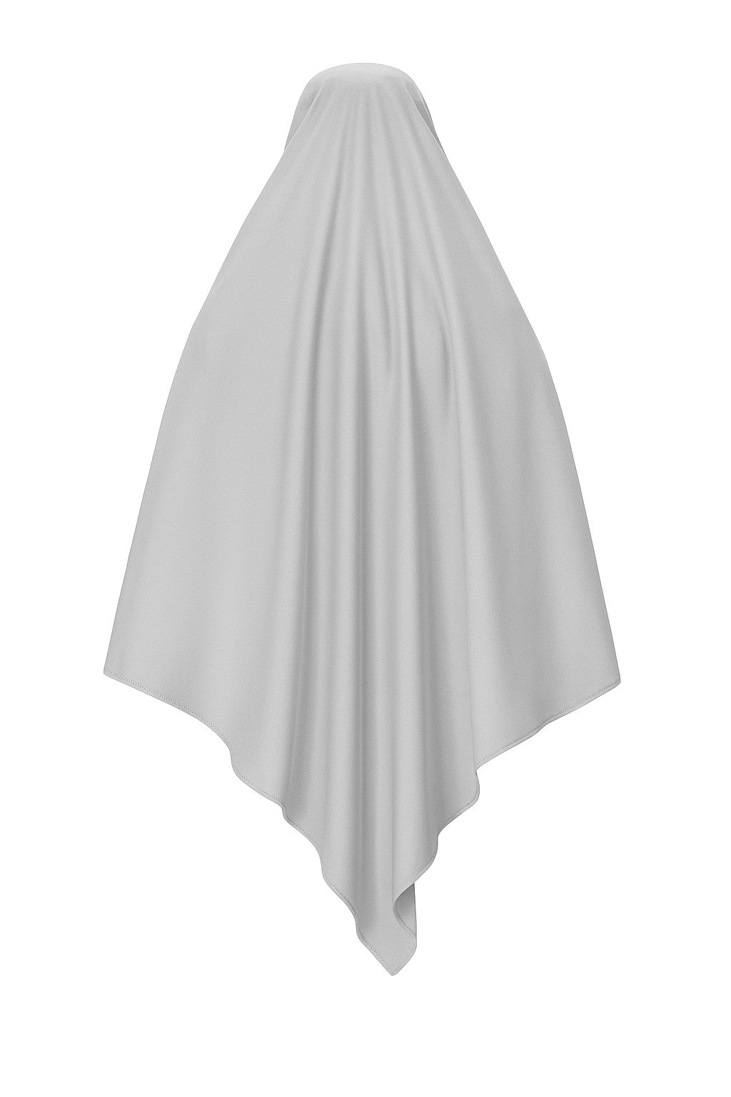 Flowy Straight Cut Khimar Hijab – Full Coverage | Lightweight Chiffon