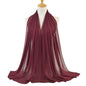Everyday Essential Plain Chiffon Hijab – Lightweight, Flowing & Elegant