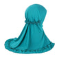 httpd://www.amodeyah.com/cdn/shop/files/Kids Ruffle One-Piece Hijab – Teal.jpg