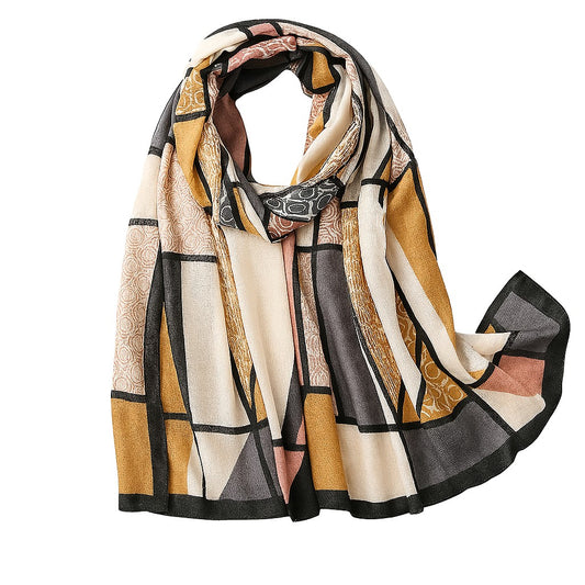 www.amodeyah.com/cdn/shop/files/Mustard_YellowArtisan Blocks Hijab | Cotton-Mix Geometric Print Scarf.jpg
