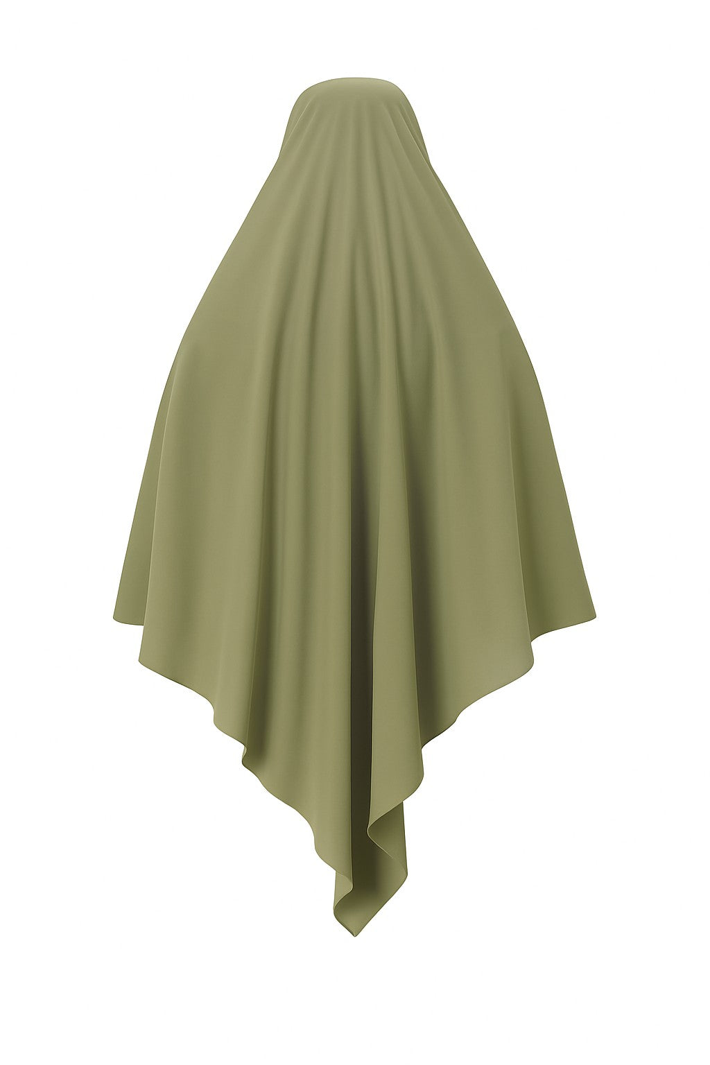 Flowy Straight Cut Khimar Hijab – Full Coverage | Lightweight Chiffon