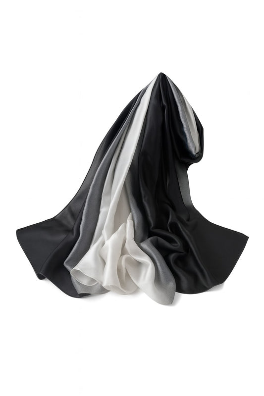 https://www.amodeyah.com/cdn/shop/files/Silk-Feel Ombre Long Hijab — Black & White.jpg
