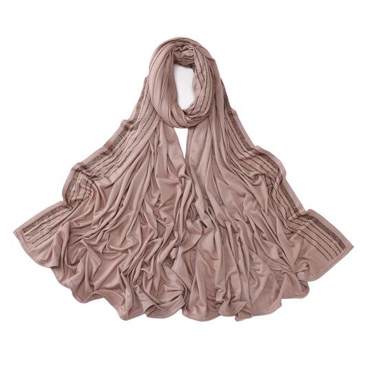 https://www.amodeyah.com/cdn/shop/files/Warm Beige Premium Embellished Jersey Hijab – Amodeyah.jpg
