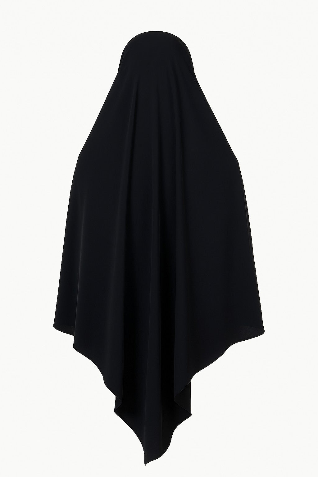 Flowy Straight Cut Khimar Hijab – Full Coverage | Lightweight Chiffon