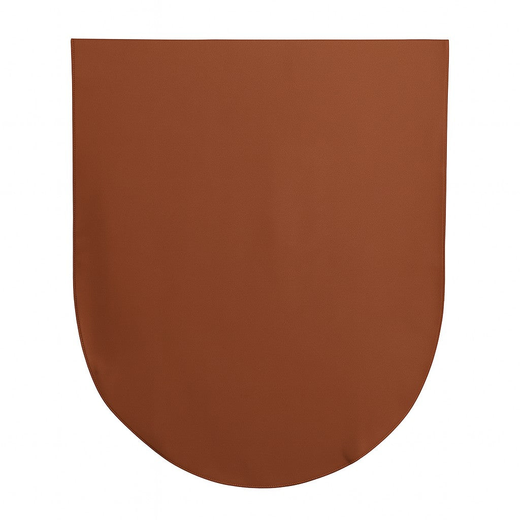 Chiffon Round Cut Hijab – Bronze
