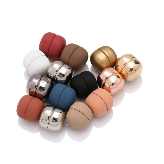 8-Pieces Magnetic Hijab Pin Set – Assorted Colors & Finishes